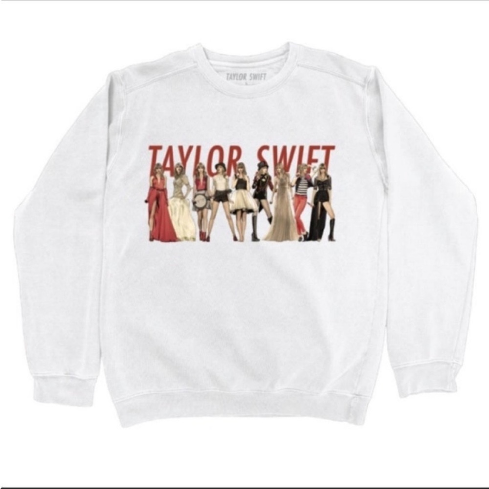 Taylor Swift Red Eras Sweatshirt Small